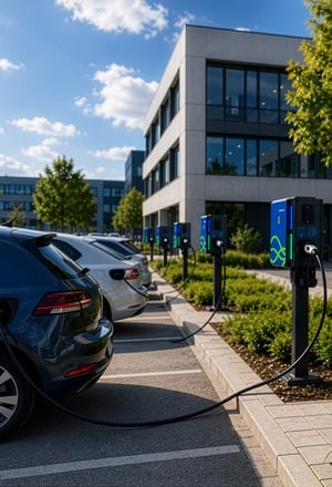 Wallbox für Parkplätze an Wohn- und Gewerbeimmobilien